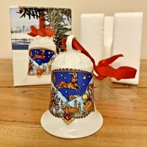 WEIHNACHTS GLOCKE 1979 Hutschenreuther Porzellan